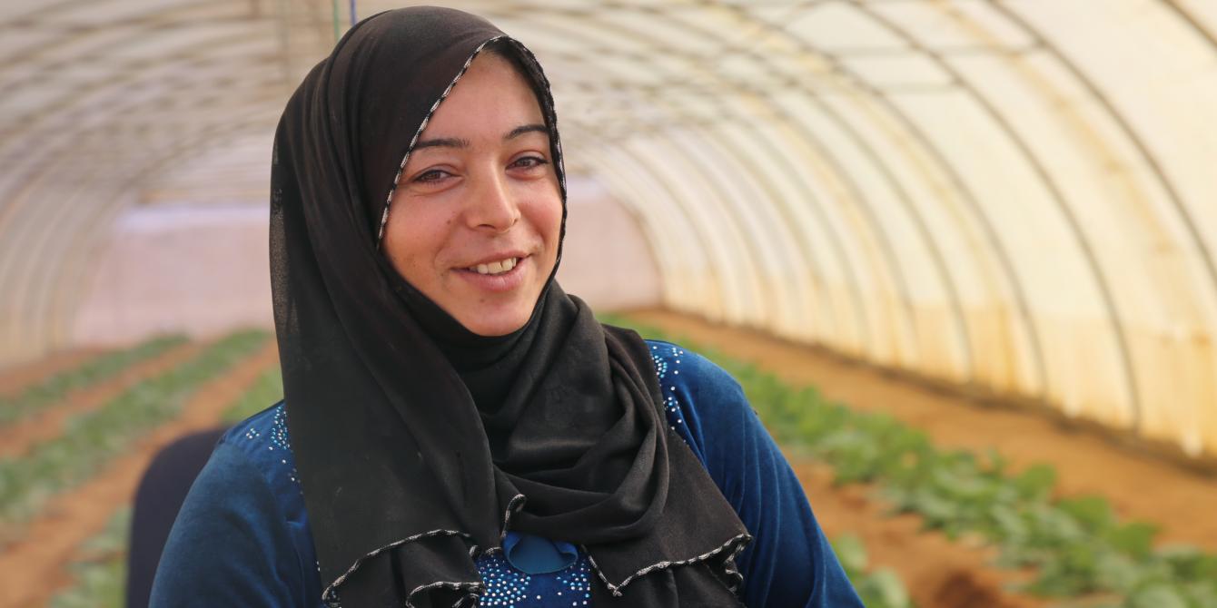 غزلان، لاجئة سورية من مخيم الزعتري في الأردن. تصوير: أليكسانرا بك / أوكسفام غزلان، لاجئة سورية من مخيم الزعتري في الأردن. تصوير: أليكسانرا بك/أوكسفام